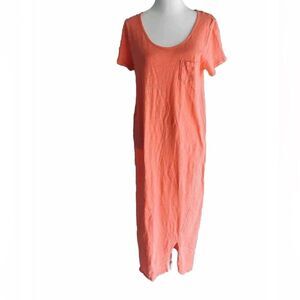 Fresh Produce Maxi Dress Orange colorful Summer Beach Resort Women’s XS